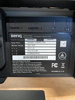 Rear label showing model GW2790-L, power specs, April 2024 manufacture