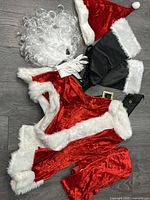 Full costume components laid out