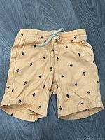 Front view of shorts showing color, pattern, style