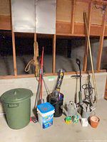 Group shot of all items against wall