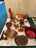 Overview of all items laid out on white backdrop