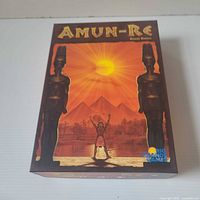 Front of Amun-Re board game box