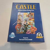 Front of Castle board game box showing title and artwork