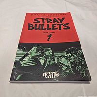 Front cover showing title, author, volume number and artwork