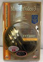 Front of sealed MonsterVideo 3 component video cable package
