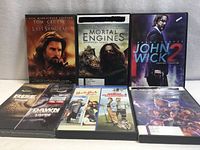 Overview of six DVD cases