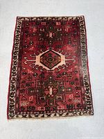 Full view of the rug showing overall design and borders