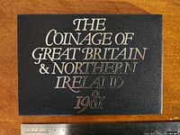 Black slipcase titled "The Coinage of Great Britain & Northern Ireland 1981"