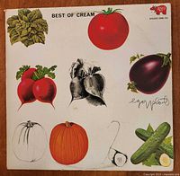 Front cover of Best of Cream LP