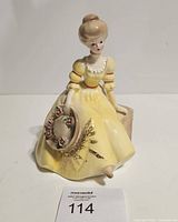 Front view of Josef Originals Gibson Girl Melinda figurine