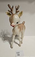 front view of standing blow-mold deer