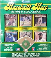 Front of sealed 1989 Donruss Baseball’s Best box showing player card windows and branding