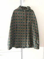 Full front view of cape hanging