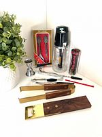 Group shot of entire barware lot