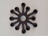 Top view showing full spider design and sockets