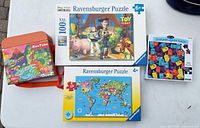 All four puzzle boxes grouped