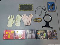 All items arranged together for overview