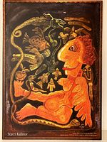 Frontal view of Stavri Kalinov poster showing full artwork and printed artist name