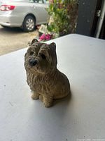 Front view of Sandicast Cairn Terrier figurine