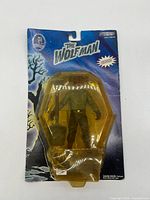 Sealed carded view of figure inside amber coffin blister
