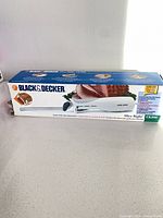 Retail box of Black & Decker Slice Right EK800 electric carving knife