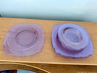 Stacked view of all eight Alexandrite plates, two sizes