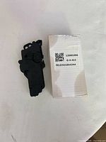 Actuator side profile next to labelled box