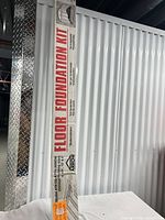 Full view of boxed Arrow FB106-A Floor Foundation Kit showing branding and product name