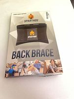 Front of sealed Sparthos back brace box