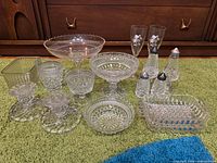 Group shot of all crystal and glass pieces