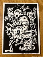 Full view of print showing artwork, border, signature, edition number