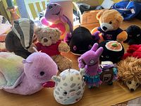 Group shot of entire lot on table