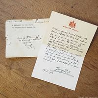 Letter and envelope overview on tabletop