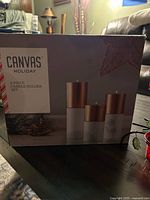 Box for Canvas Holiday 3-piece candle holder set