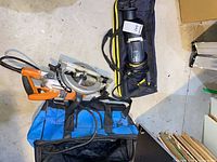 Both saws and bags overview