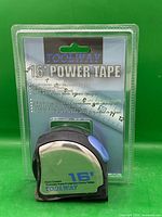 Front view of Toolway 16' Power Tape in sealed packaging