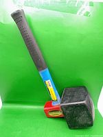 Full view of Toolway rubber mallet sledge hammer showing handle and head