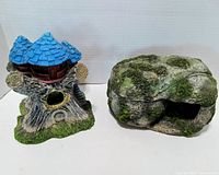 Front view of both ornaments showing design and color