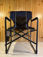 Front view showing full chair structure