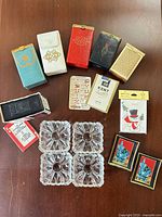 All items laid out for overview