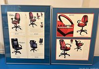 Both framed ads side by side showing overall condition and layout