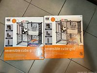 Front of both boxes showing product name and image