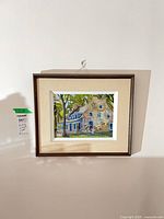 Framed painting overall view