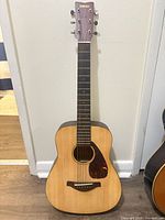 Front view of Yamaha FG01 guitar