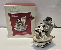 Ornament and original box displayed front view