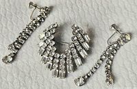 Brooch and earrings overview