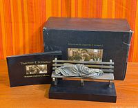 Sculpture, box, and booklet overview