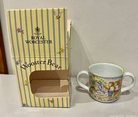 Cup and box front