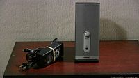 Front view of Bose Companion 2 Series II right speaker with power adapter