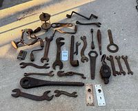 Full lot layout showing all tools and hardware